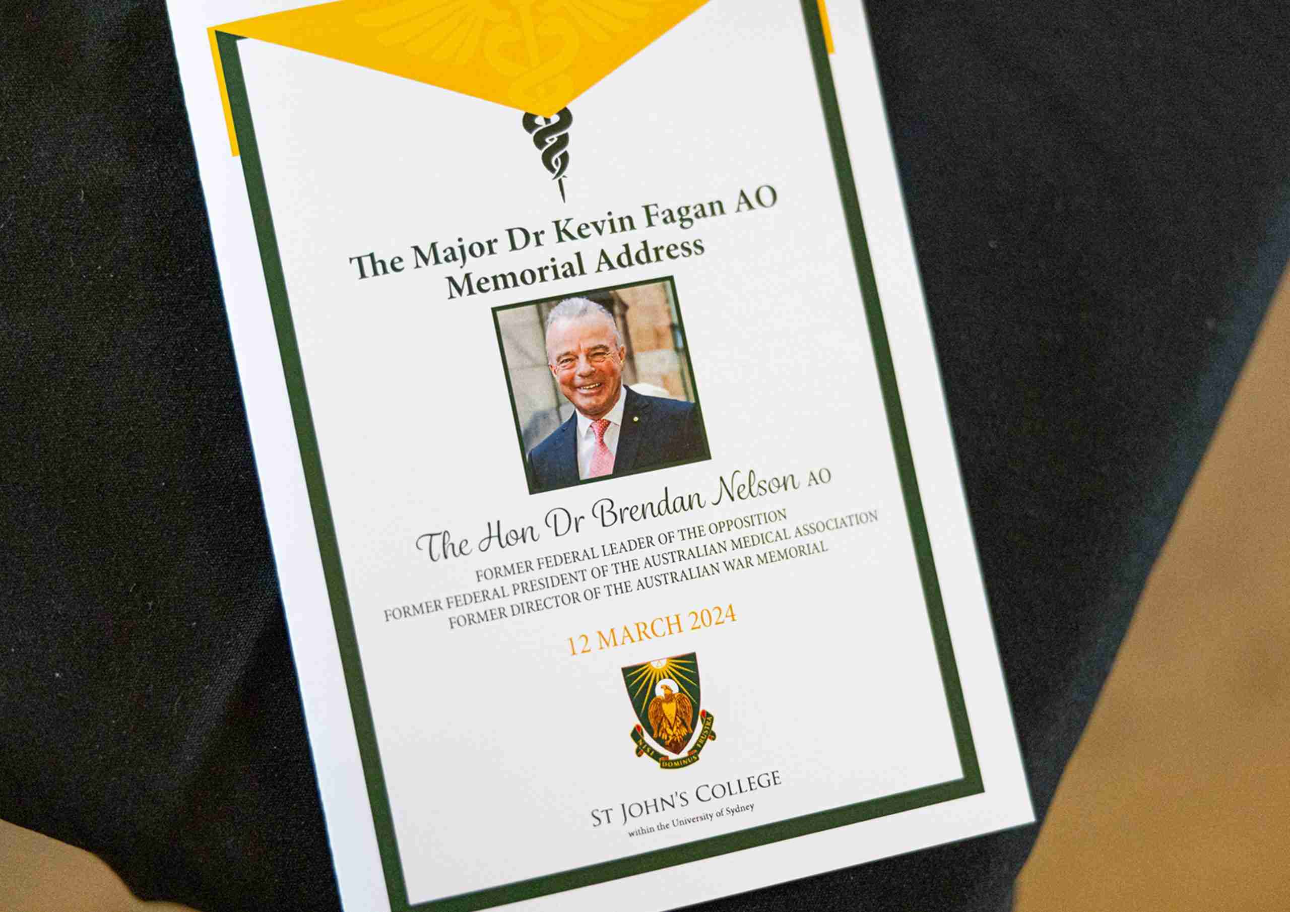 Second Annual Major Dr Kevin Fagan Memorial Lecture