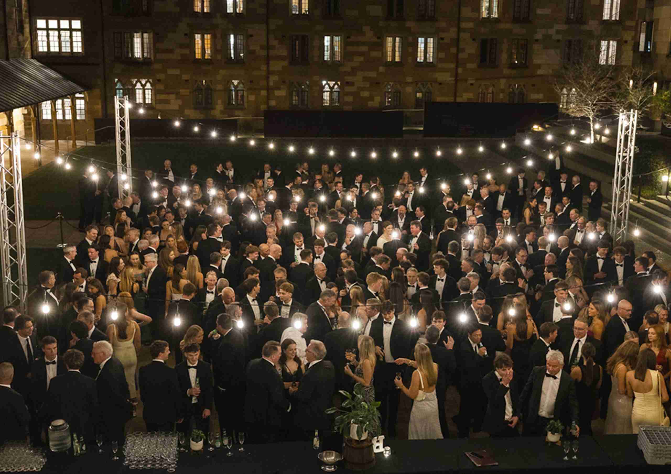 Fathers' Dinner a Memorable Night for the College