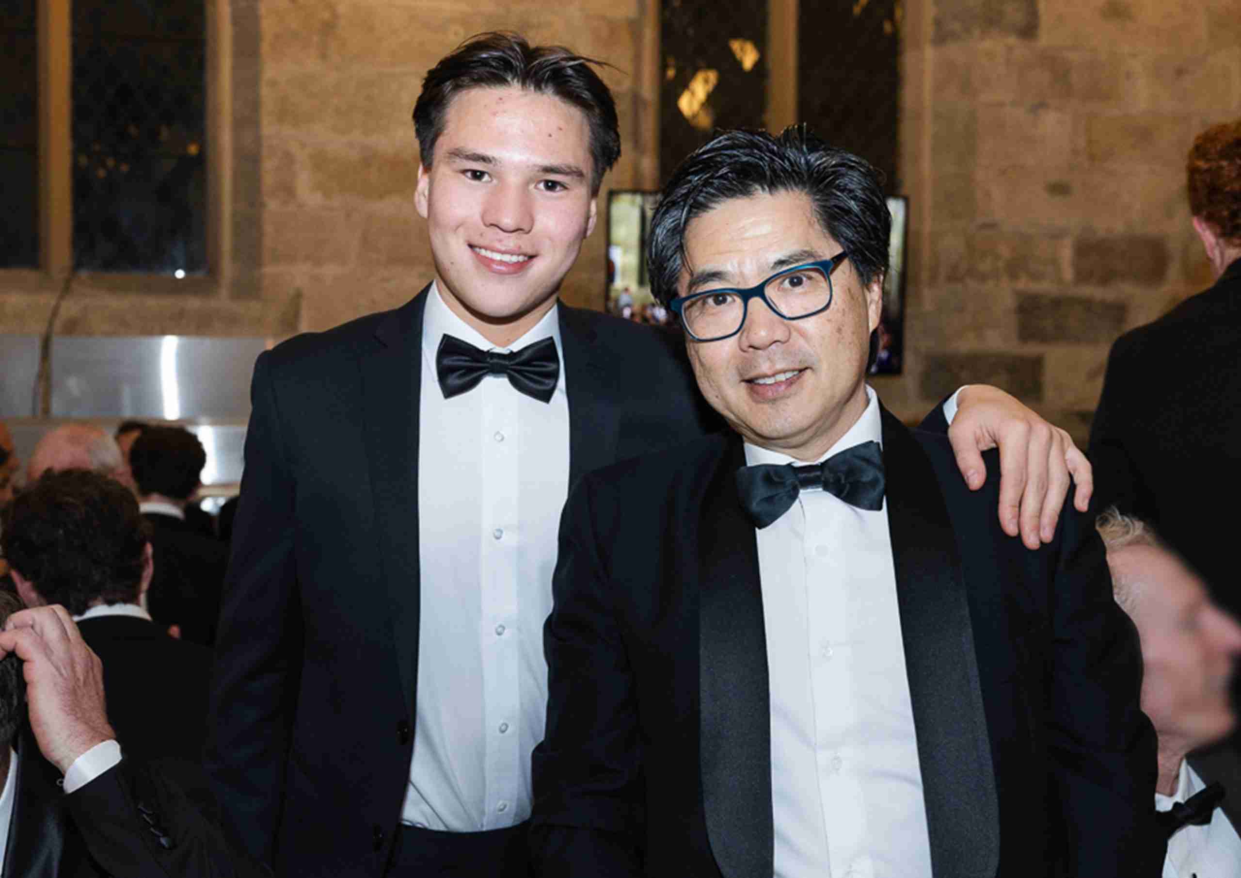 Fathers' Dinner a Memorable Night for the College