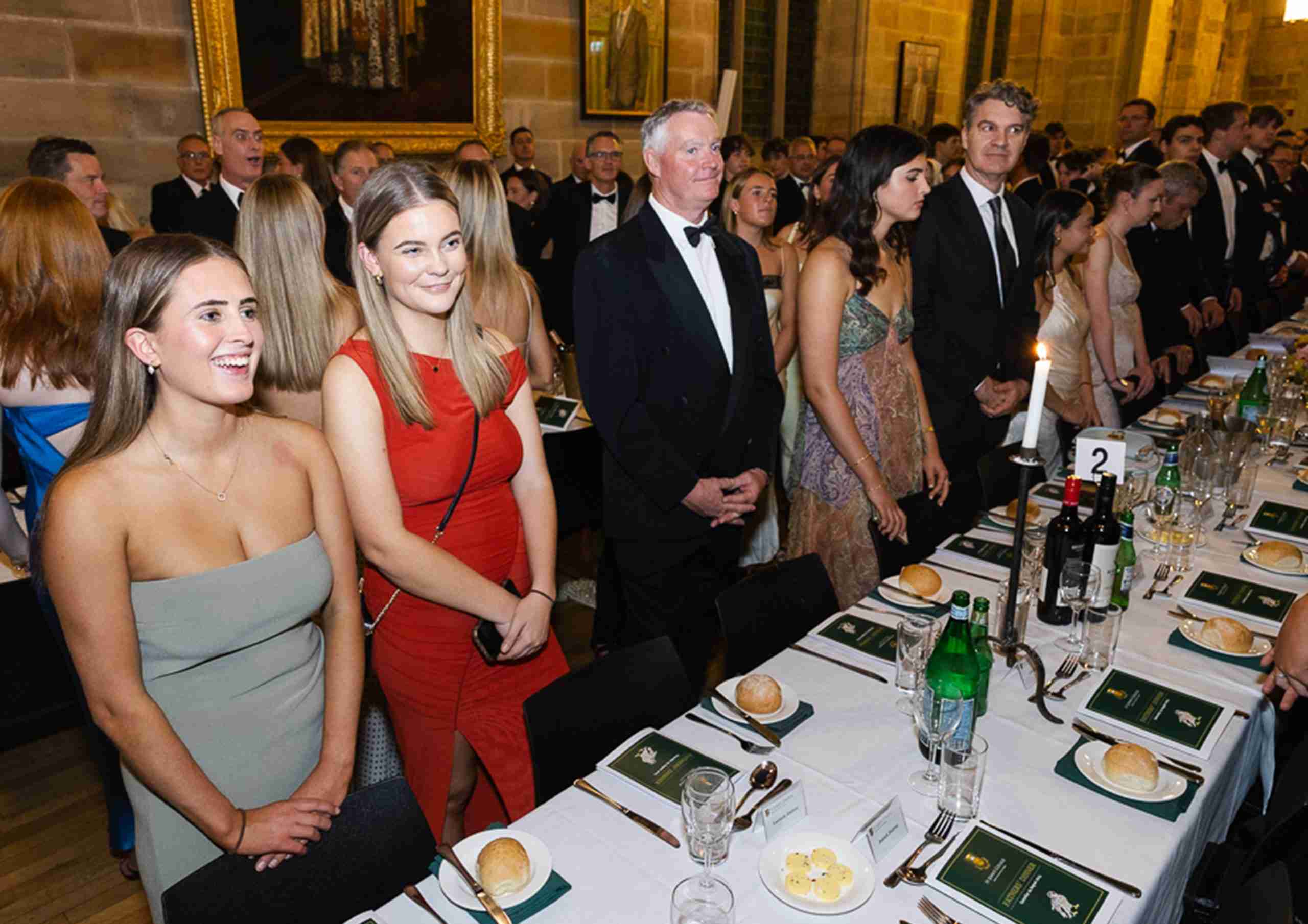 Fathers' Dinner a Memorable Night for the College
