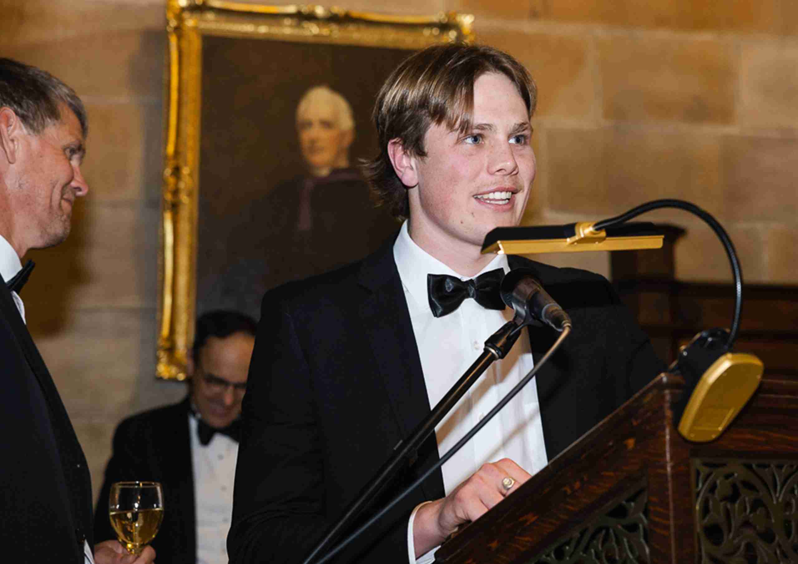 Fathers' Dinner a Memorable Night for the College