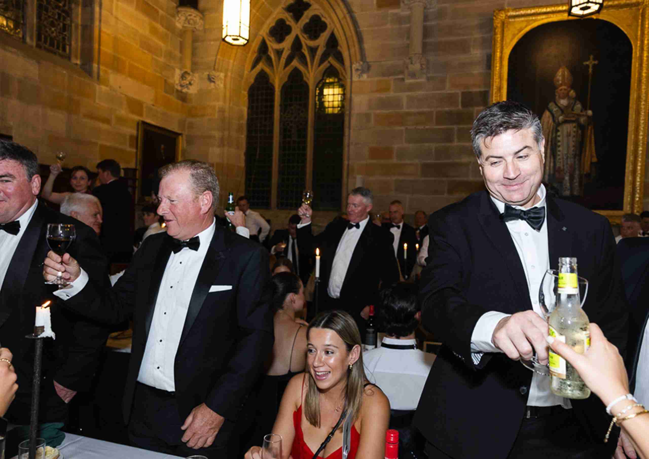 Fathers' Dinner a Memorable Night for the College