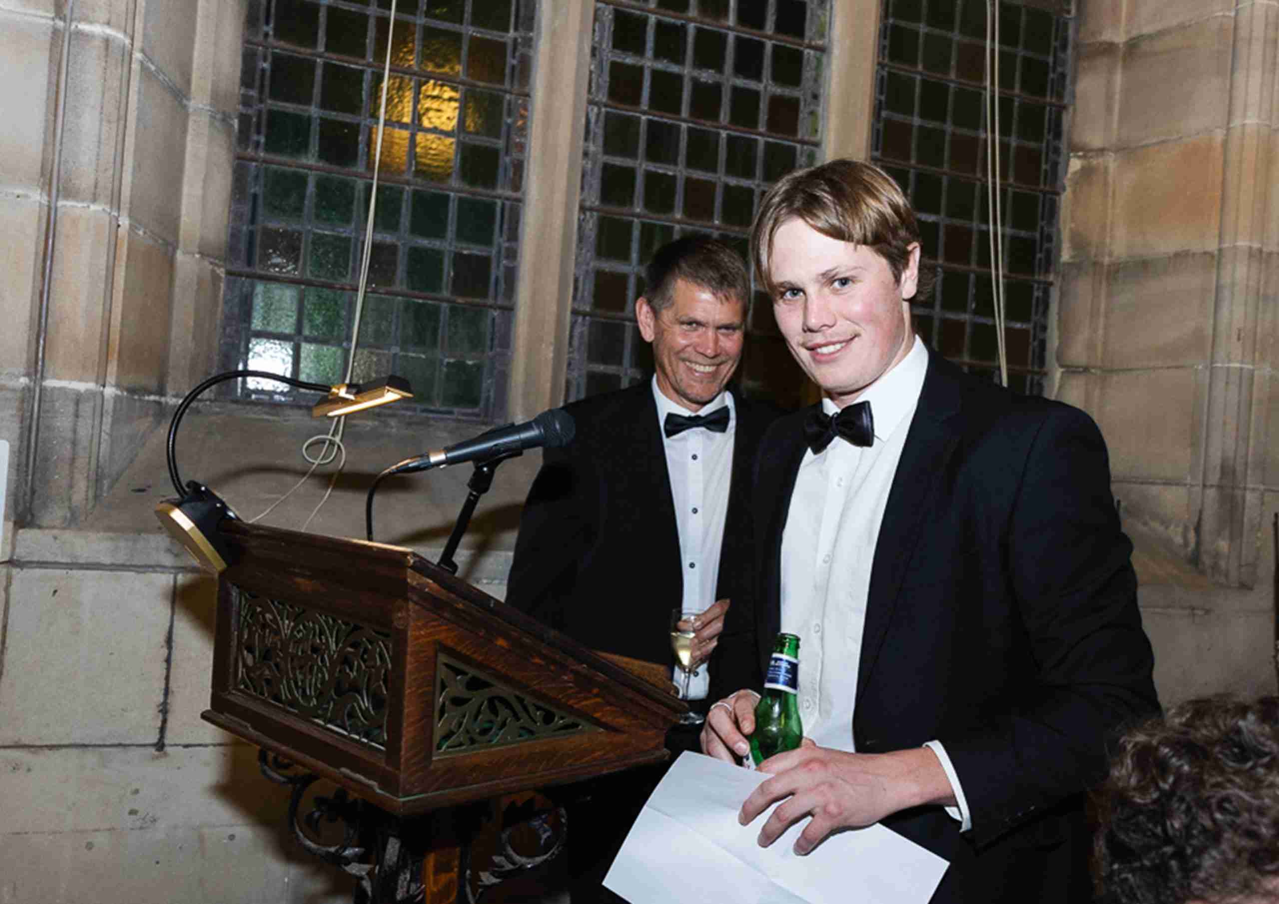 Fathers' Dinner a Memorable Night for the College