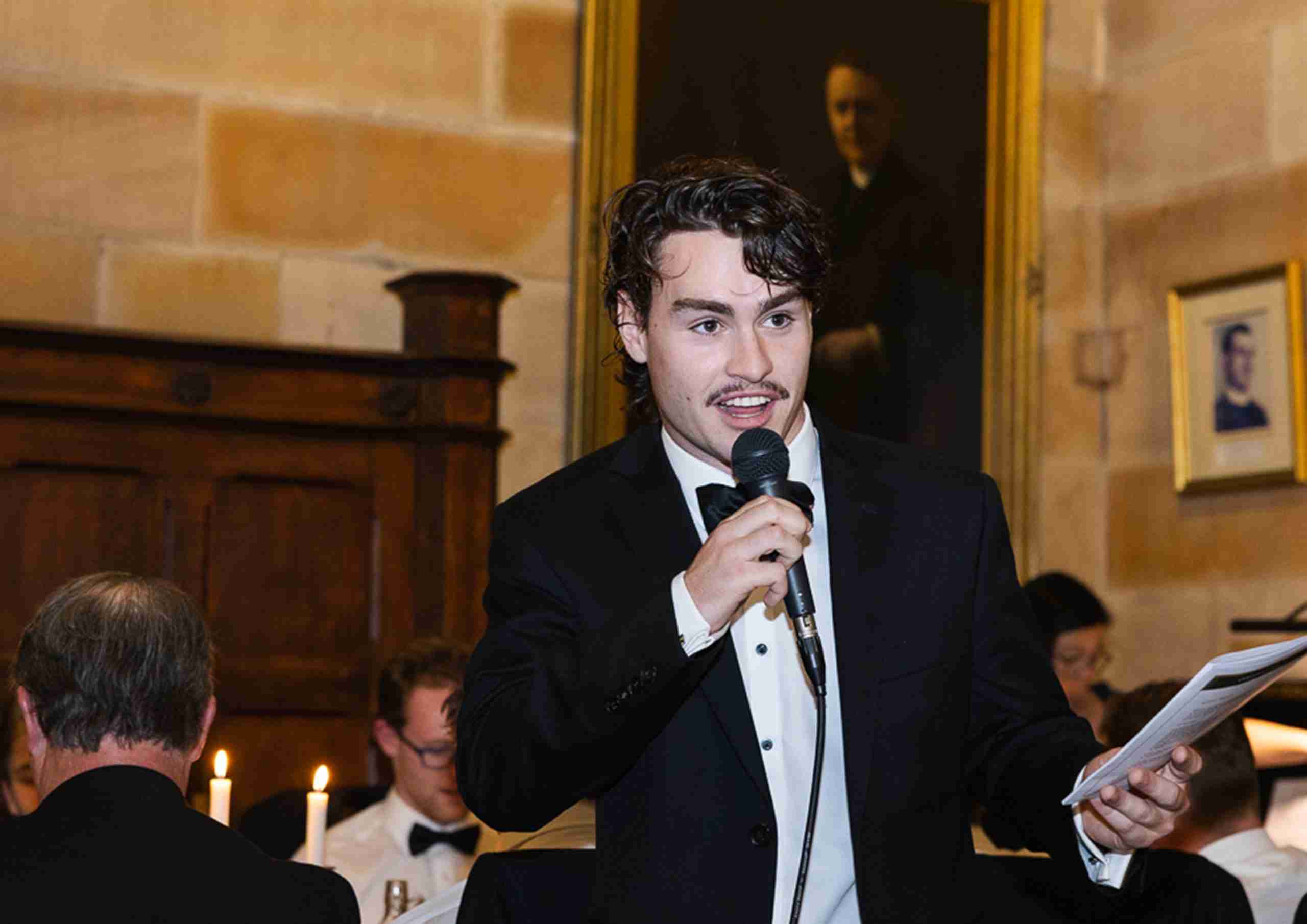 Fathers' Dinner a Memorable Night for the College