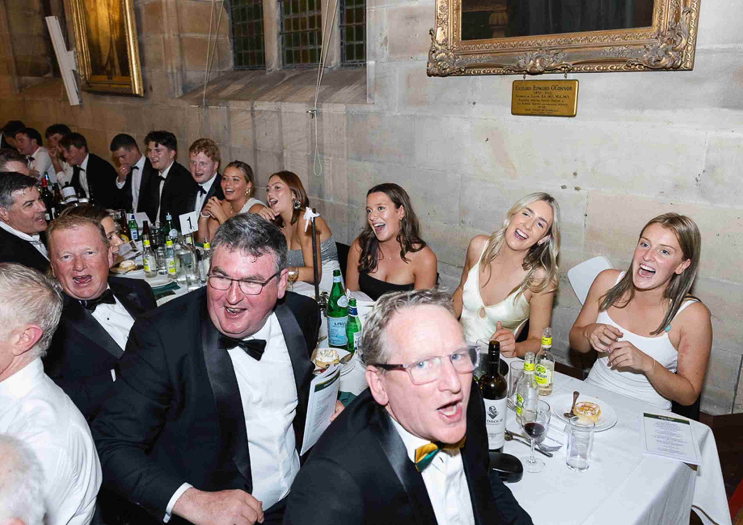 Fathers' Dinner a Memorable Night for the College