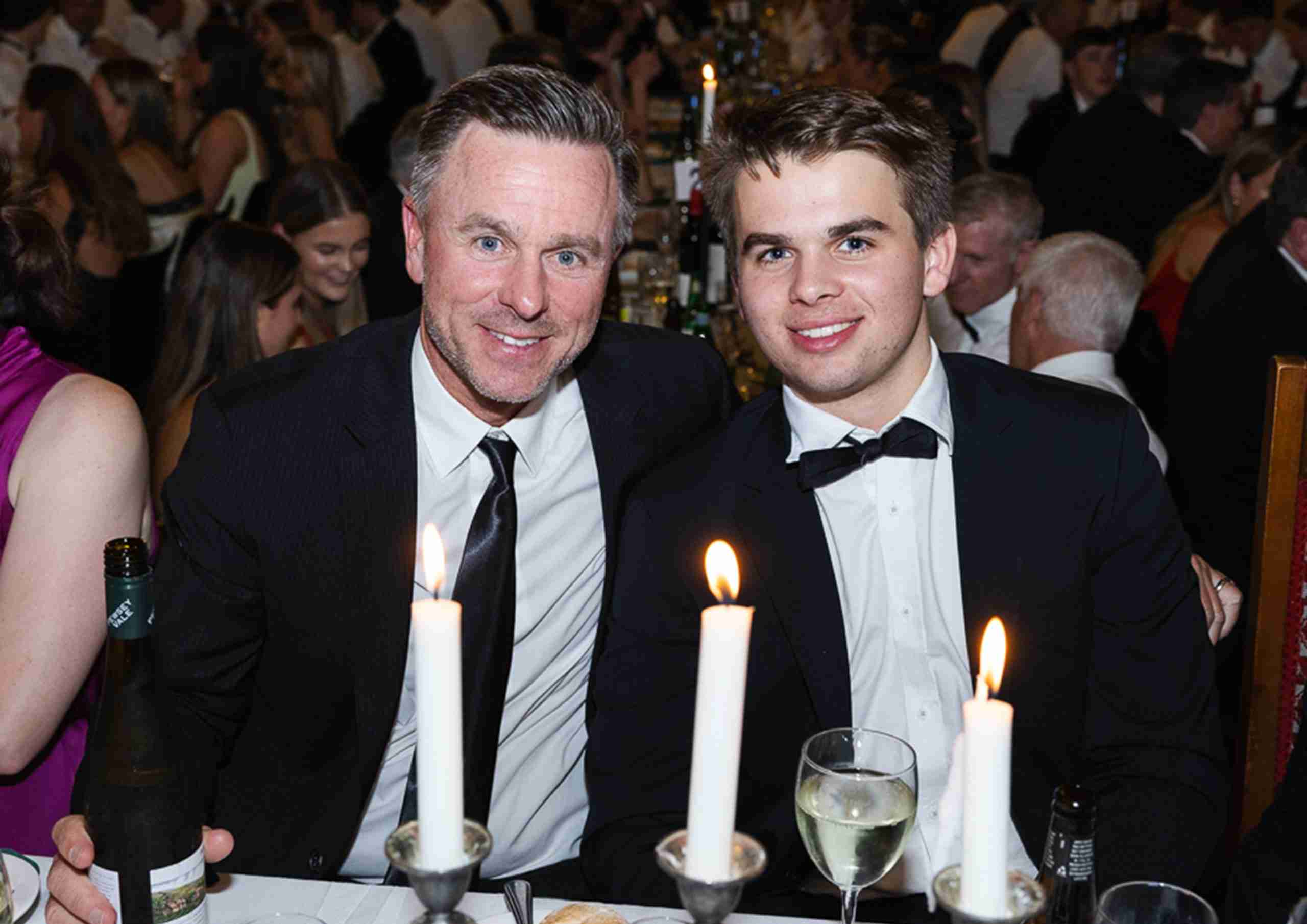 Fathers' Dinner a Memorable Night for the College
