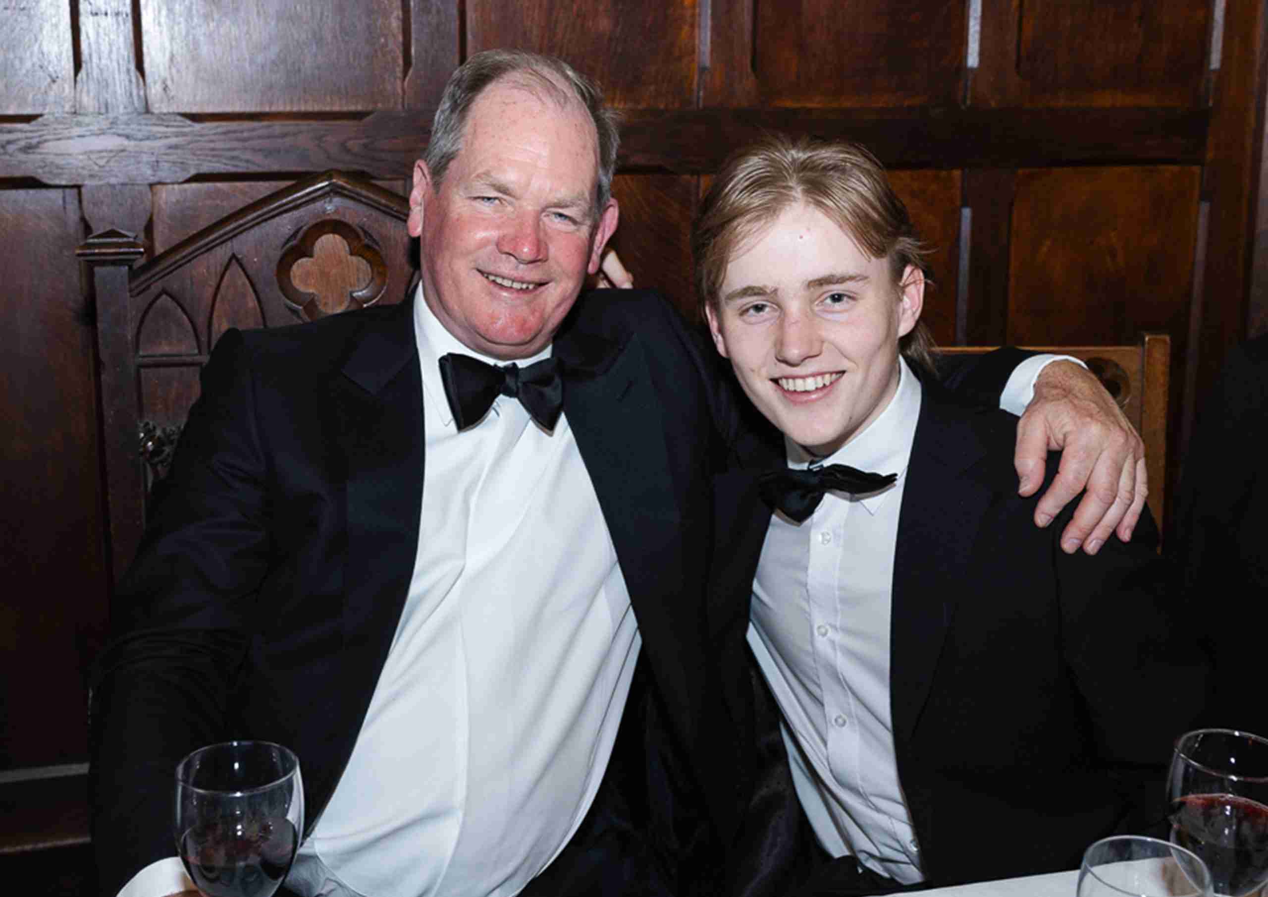 Fathers' Dinner a Memorable Night for the College