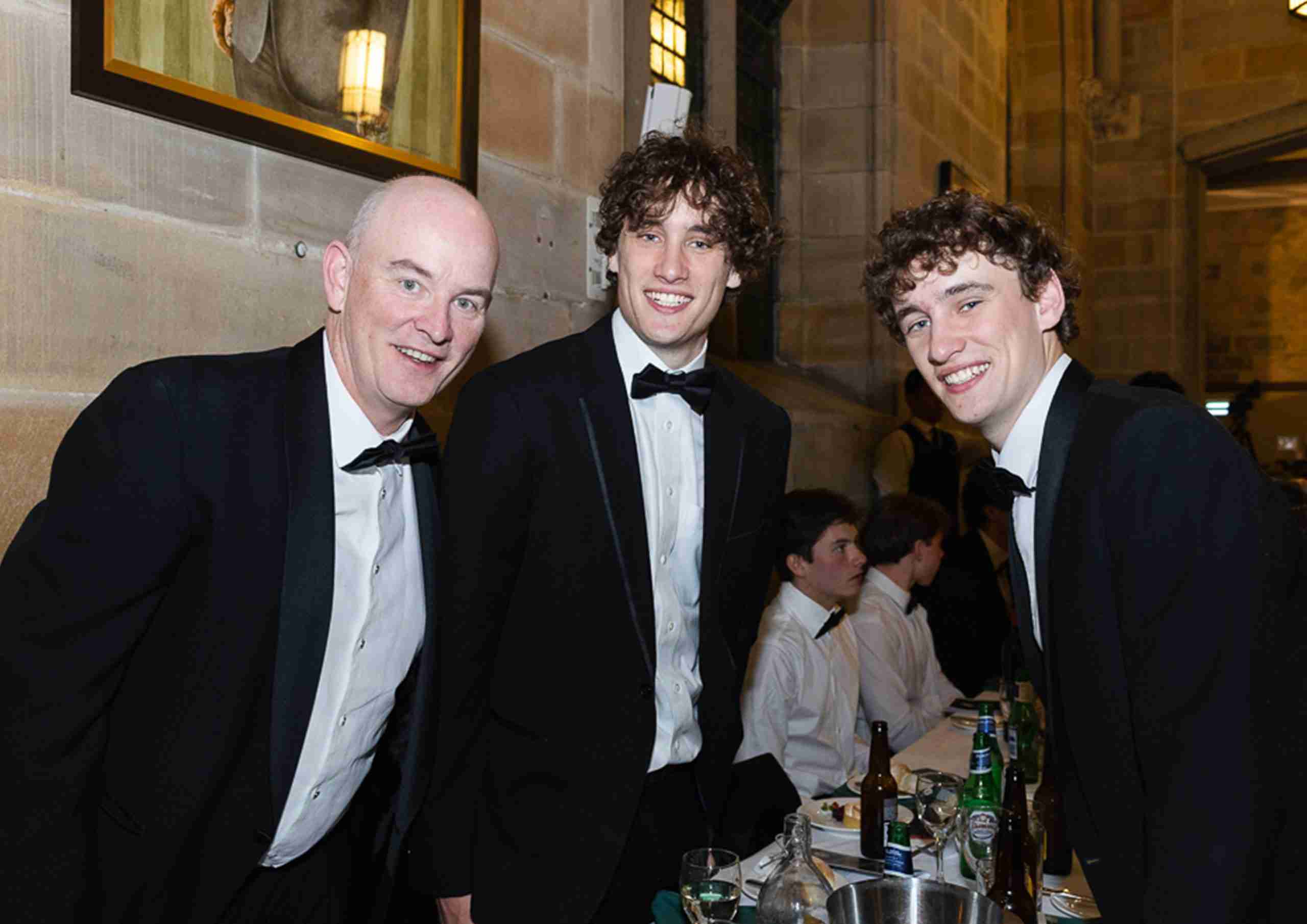 Fathers' Dinner a Memorable Night for the College