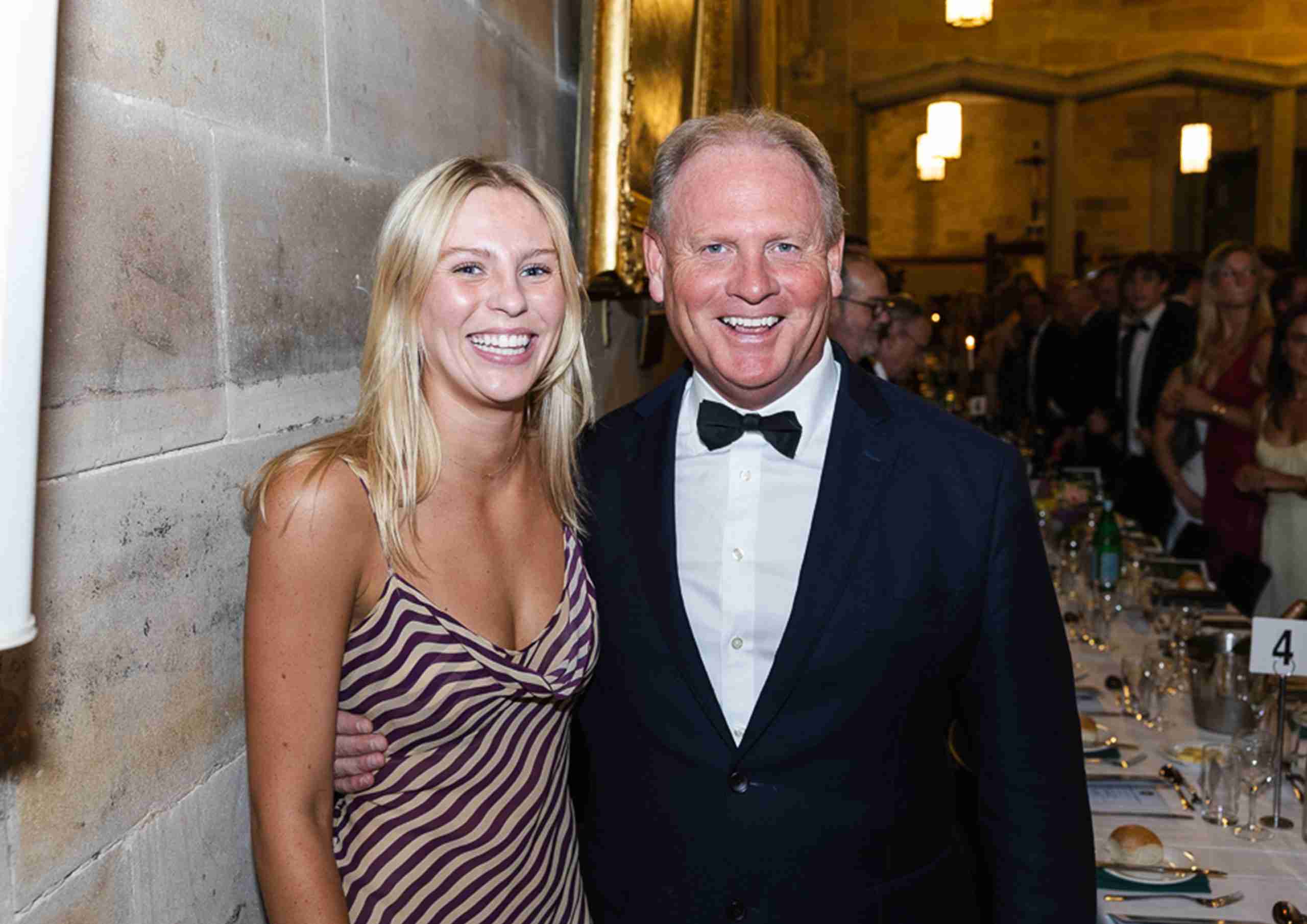 Fathers' Dinner a Memorable Night for the College