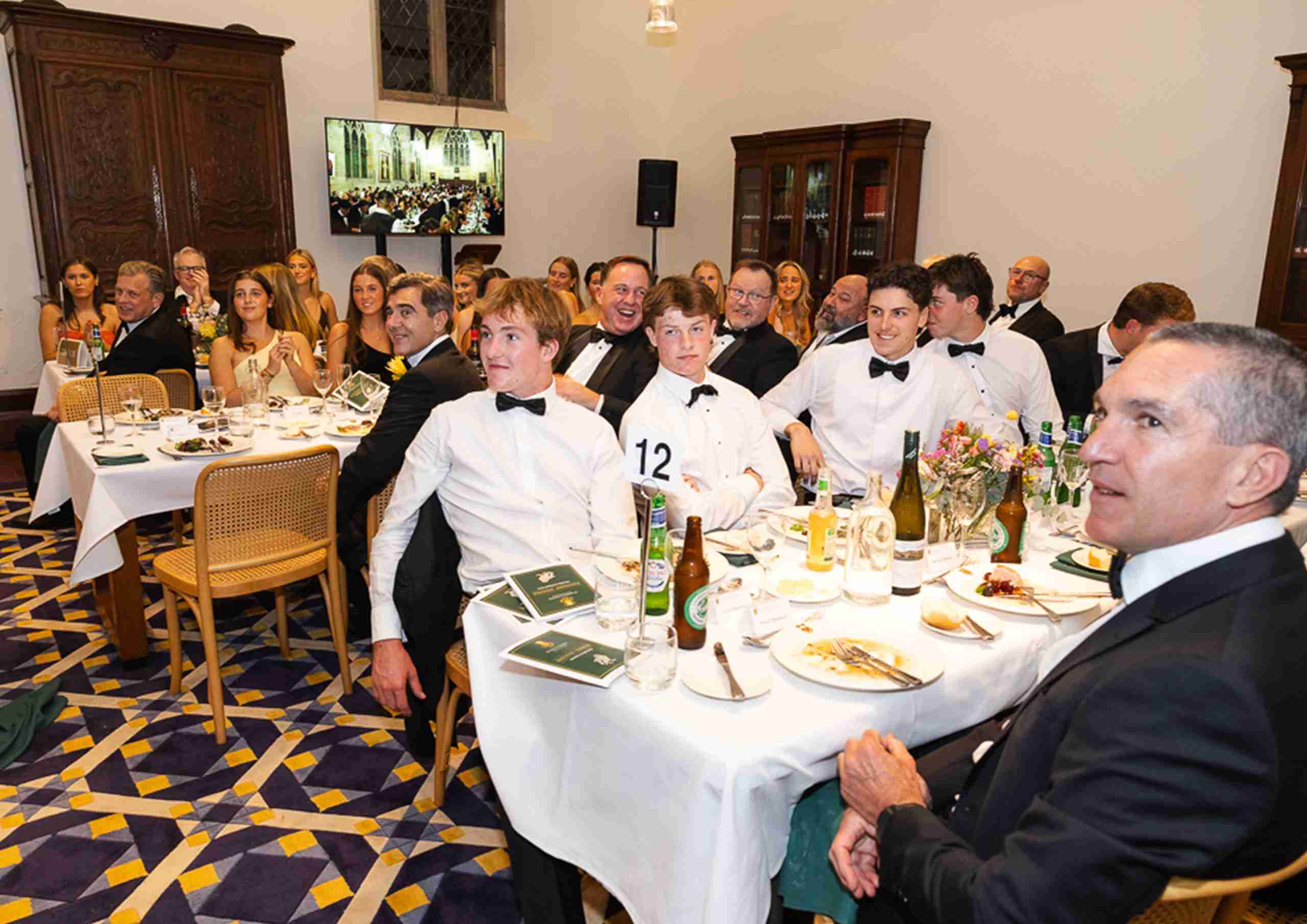 Fathers' Dinner a Memorable Night for the College
