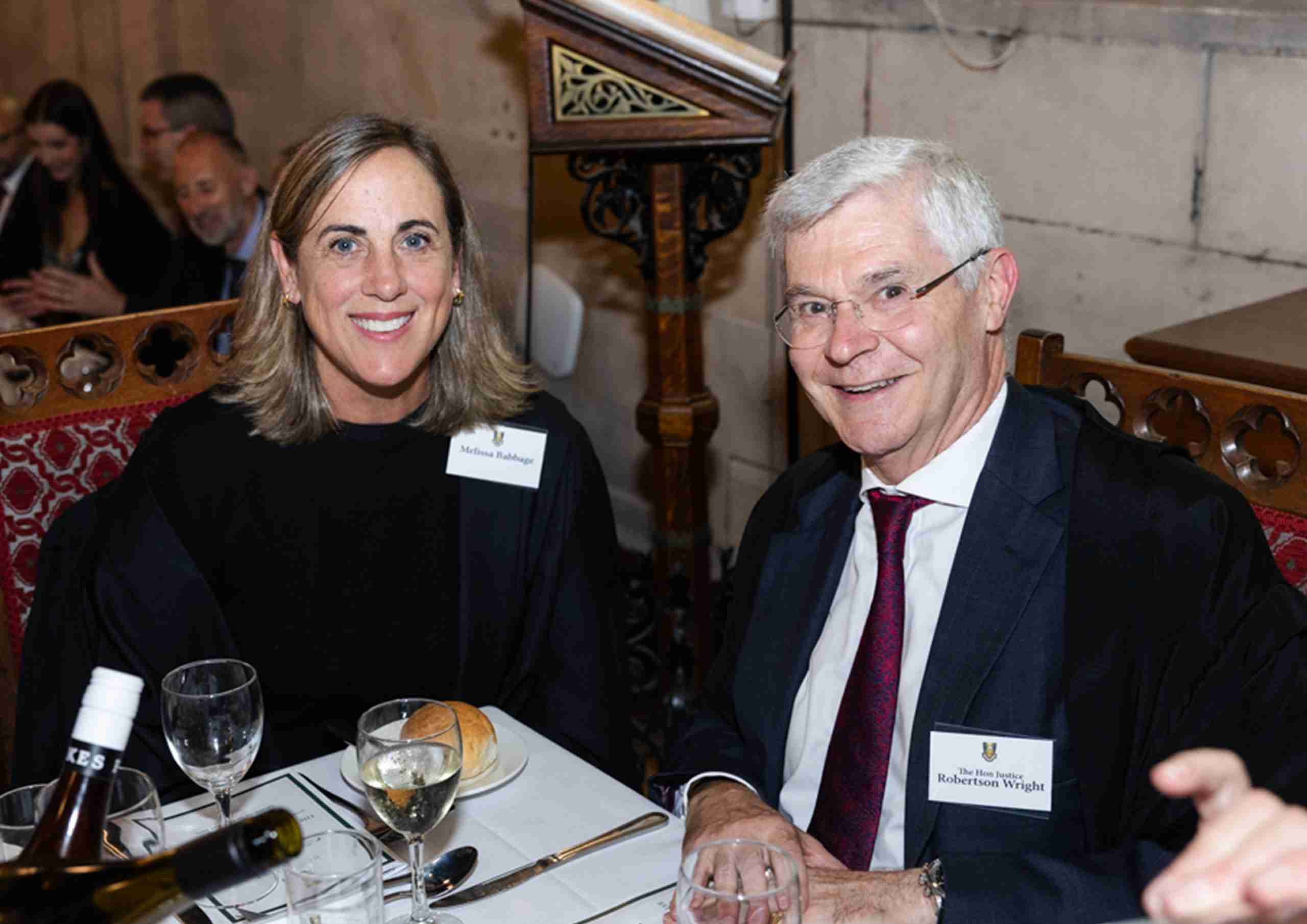 Law Dinner Hosts The Hon Justice Michael Lee, Judge of the Federal Court of Australia