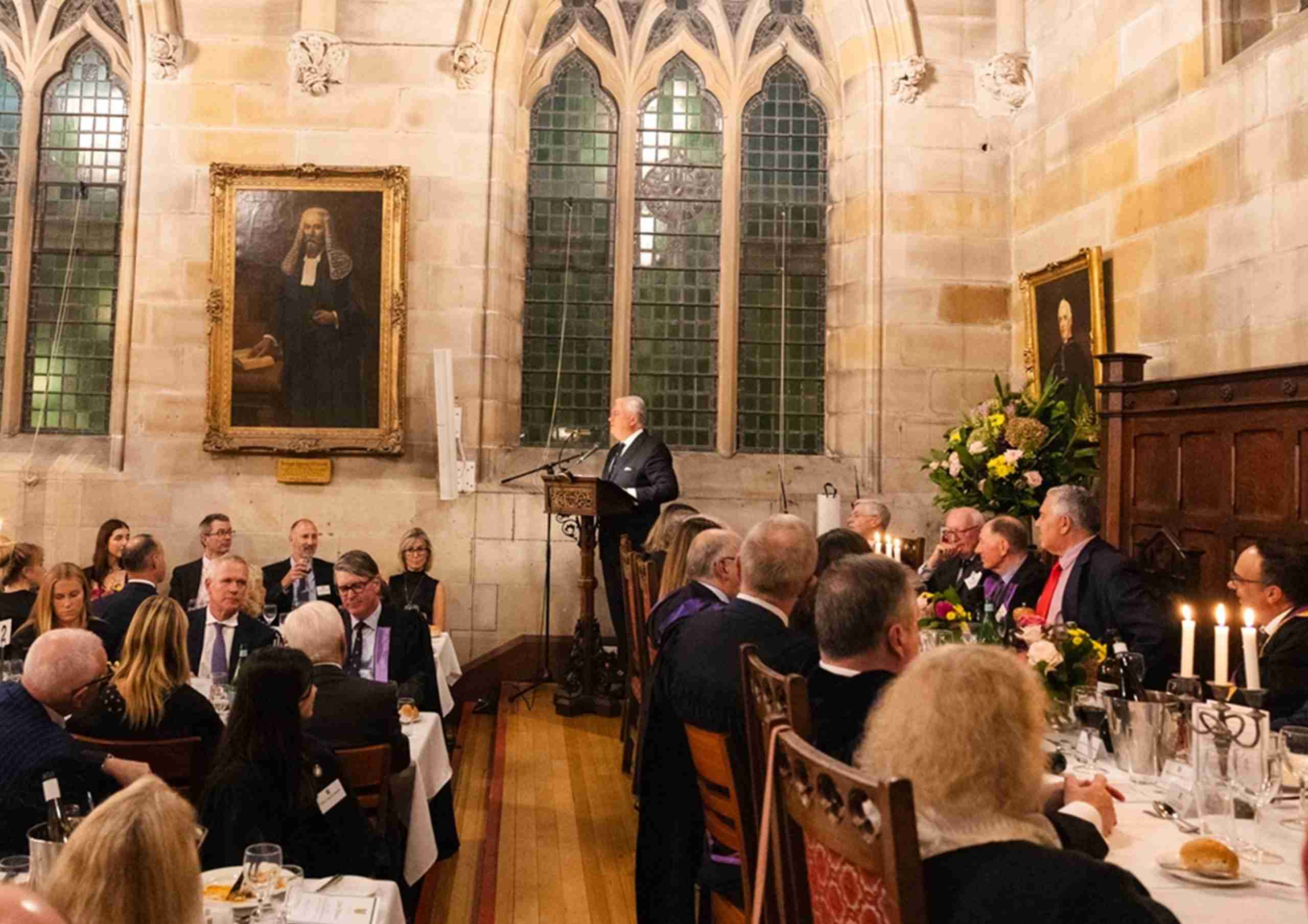 Law Dinner Hosts The Hon Justice Michael Lee, Judge of the Federal Court of Australia