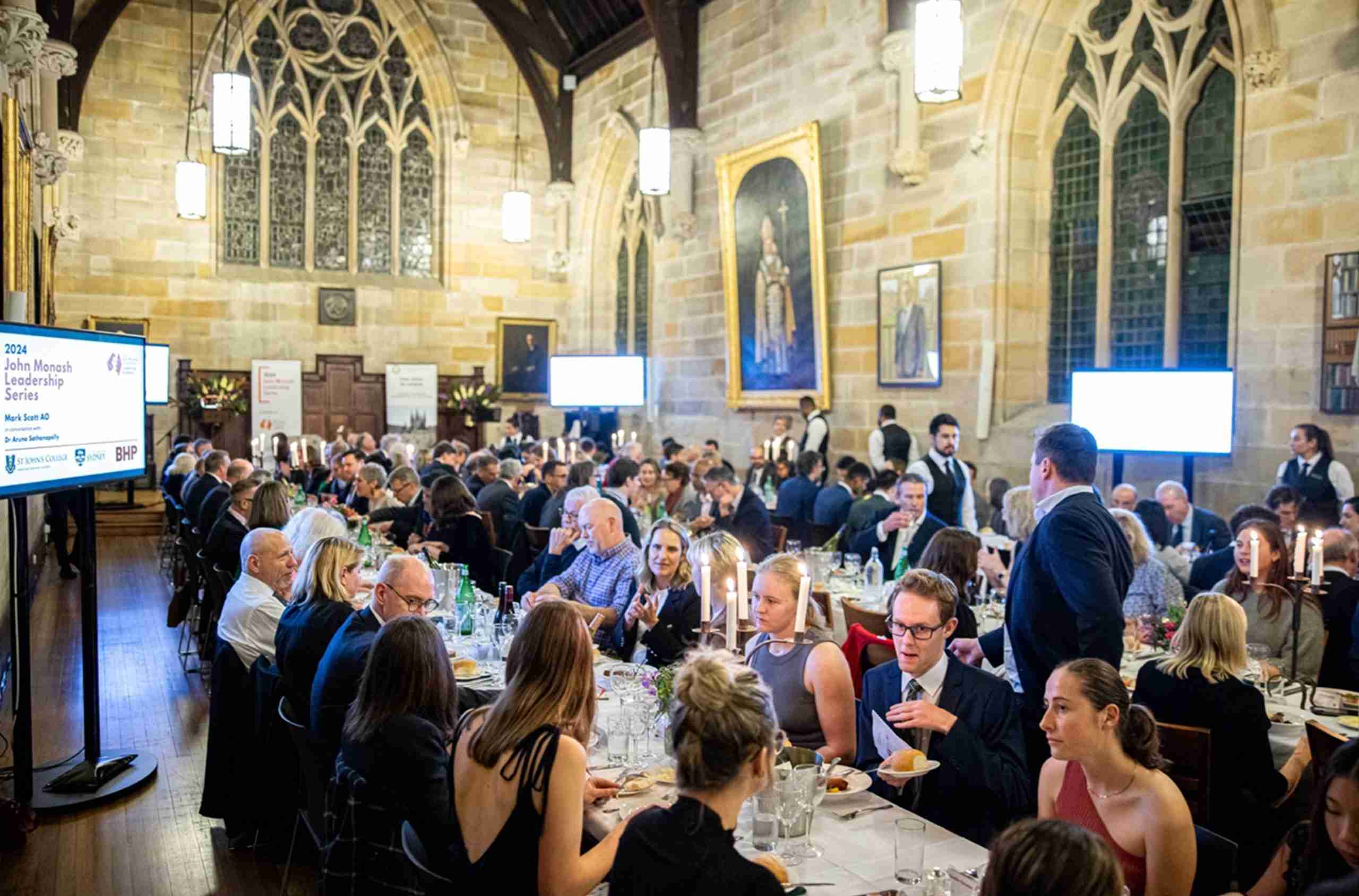 St John’s Holds Leadership Series Dinner as Joint Event with the General Sir John Monash Foundation