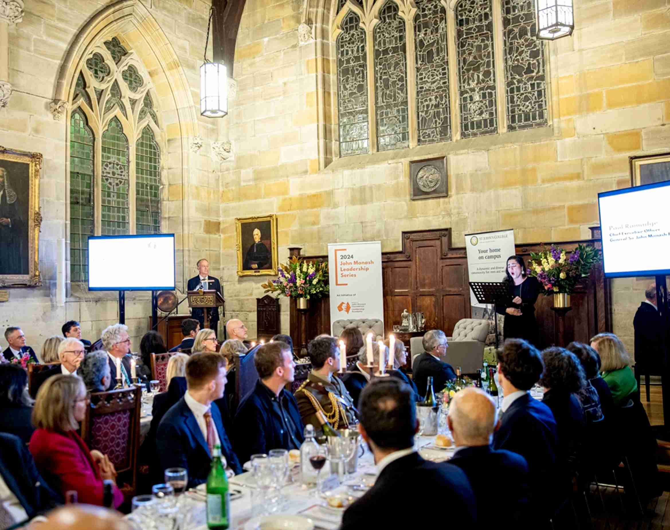 St John’s Holds Leadership Series Dinner as Joint Event with the General Sir John Monash Foundation